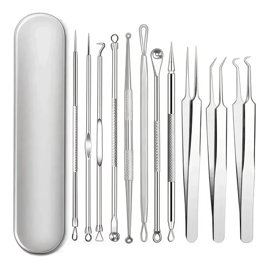 Clarity Pro 11-piece stainless steel extractor kit with case